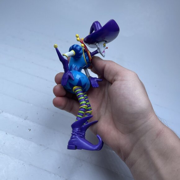 VINTAGE  Saggi The Clown + Dark Magician Yu Gi Oh Action 1996 Kazuki Takahashi - Picture 13 of 16